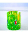 SET 6 PEZZI BICCHIERI MURANO SERIE B8 ACQUAMARE + MURRINE