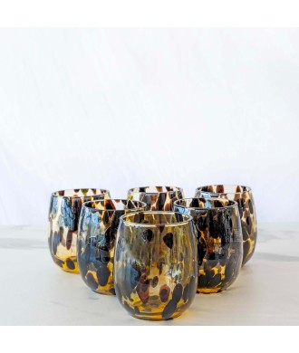 SET 6 PEZZI B12 MURANO SERIE ANIMALIER