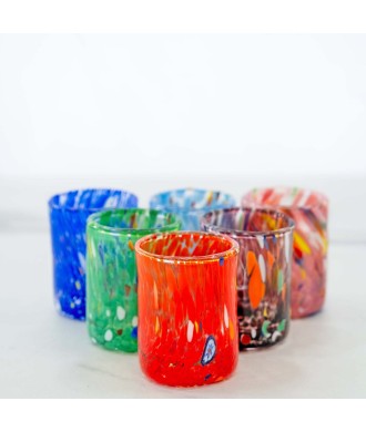 SET 6 PEZZI CHICCHETTO MURANO SERIE B1 MIX