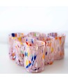 SET 6 PZ CHICCHETTO MURANO SERIE B7 - 4 BOTTE VIOLA
