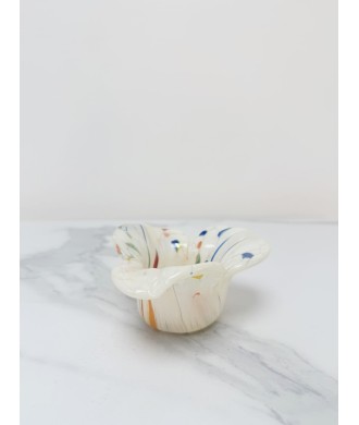 POSACENERE PICCOLO BIANCO + SCAGLIE